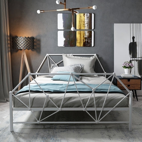 Contracted Iron Art Bed Frame