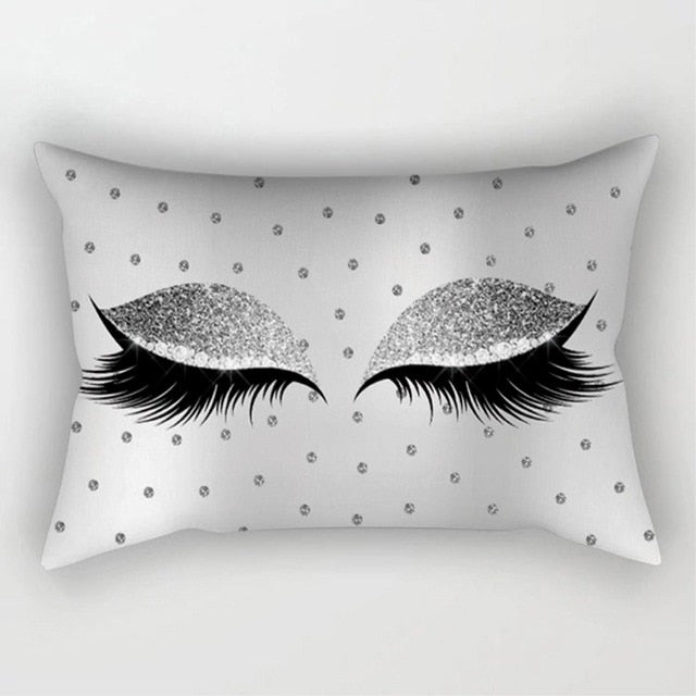 Eyelash Polyester Pillow Cases