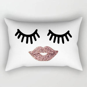 Eyelash Polyester Pillow Cases