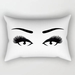 Eyelash Polyester Pillow Cases