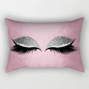 Eyelash Polyester Pillow Cases