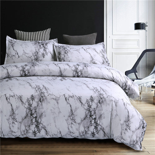 Marble Pattern Bedding Set Quilt Cover