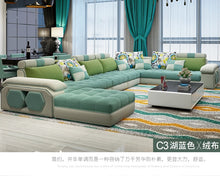 Load image into Gallery viewer, Corner Living Room Sofa Set