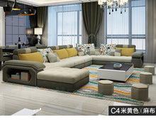 Load image into Gallery viewer, Corner Living Room Sofa Set