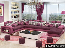 Load image into Gallery viewer, Corner Living Room Sofa Set