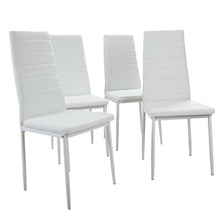 Load image into Gallery viewer, PANANA Glass Dining Table Set with 4 or 6 Chairs