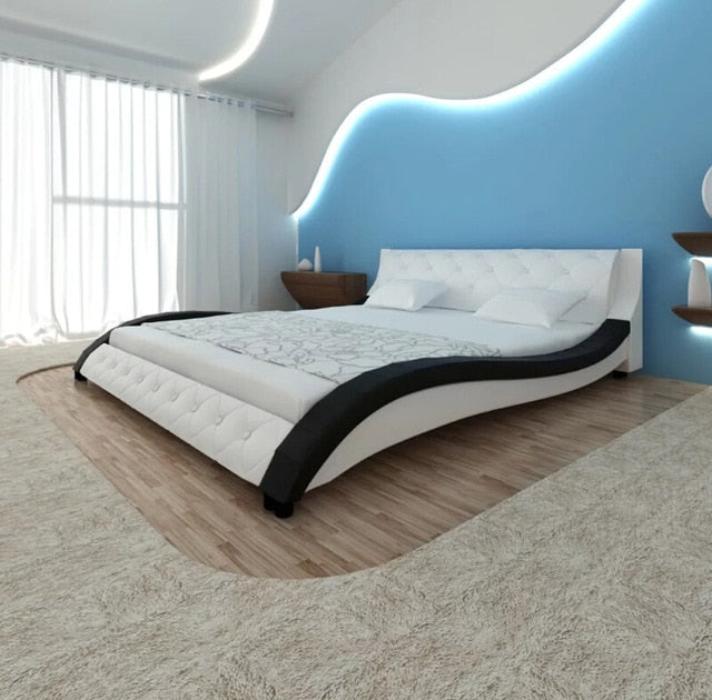 VidaXL Imitation Leather Bed (without mattress) 235 x 161 x 70 cm