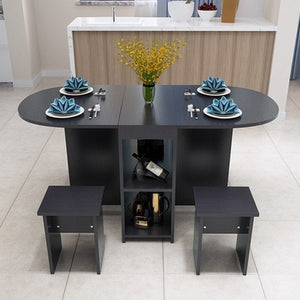 MIU Folding Dining Table and Chairs 5pcs
