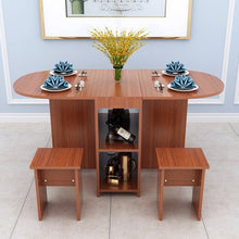 Load image into Gallery viewer, MIU Folding Dining Table and Chairs 5pcs