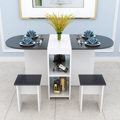 MIU Folding Dining Table and Chairs 5pcs