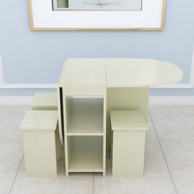 Load image into Gallery viewer, MIU Folding Dining Table and Chairs 5pcs