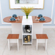 Load image into Gallery viewer, MIU Folding Dining Table and Chairs 5pcs