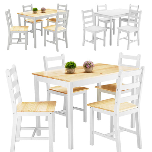 PANANA Contemporary Dining Table and Chairs Set 5PCS