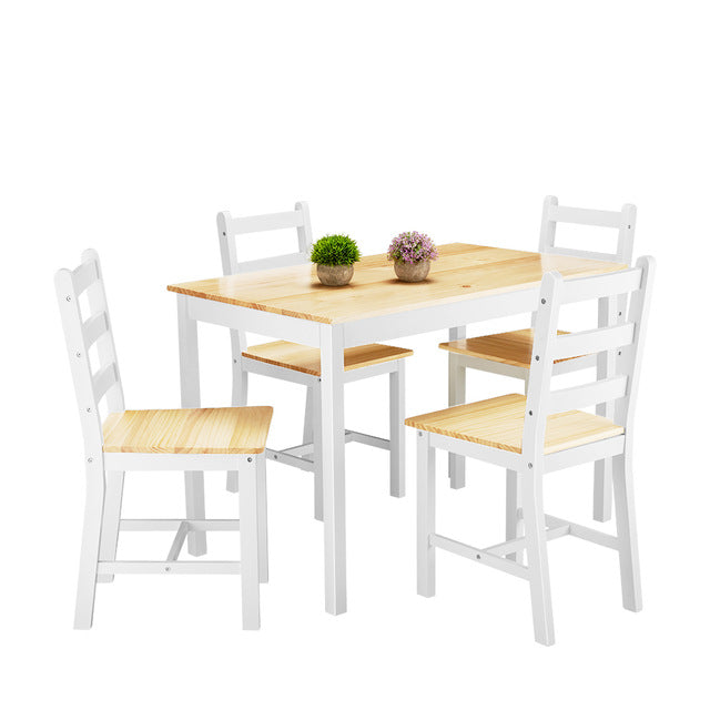 PANANA Contemporary Dining Table and Chairs Set 5PCS