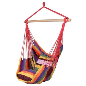 Garden Hanging Hammock Chair with 2 Pillows
