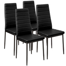 Load image into Gallery viewer, PANANA Glass Dining Table Set with 4 or 6 Chairs