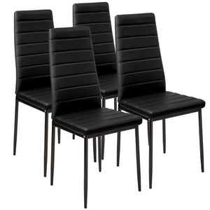 PANANA Glass Dining Table Set with 4 or 6 Chairs