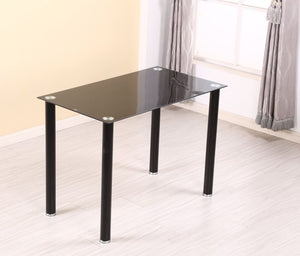 PANANA Glass Dining Table Set with 4 or 6 Chairs